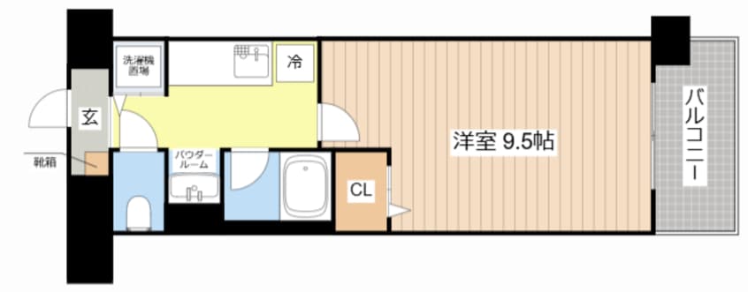 間取図 メゾンクレールⅢ