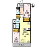 コットンハウスⅤ(ファイブ) 2LDKの間取り