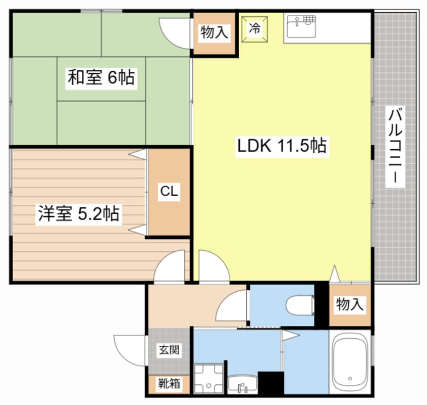 間取図 メゾン大窪