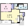 ＣＡＳＡ　ＡＭＯＲＥ 1LDKの間取り