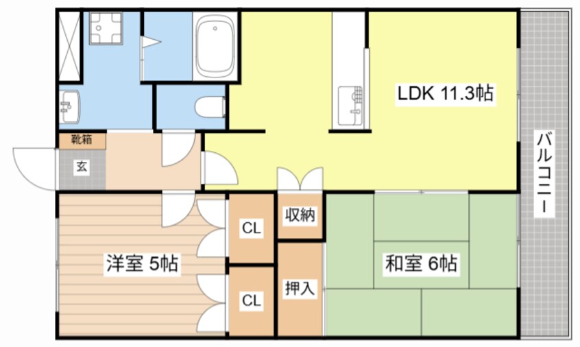 間取図 シャルマンハイツ
