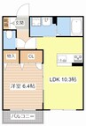 セントラル　レジデンス　Ⅲ 1LDKの間取り