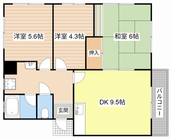 間取図 アキグチハイツ
