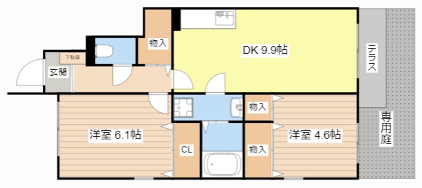 間取図 アドウェル弐番館