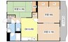 西村マンションⅡ 3DKの間取り
