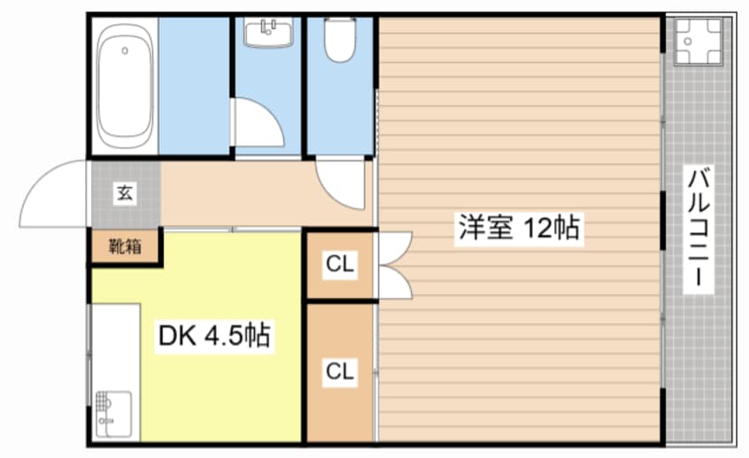 間取図 湖琴マンション