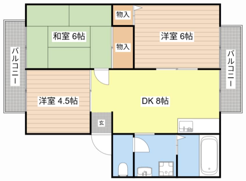 間取図 ルミエールK