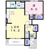 サンライズ・エイト 1LDKの間取り