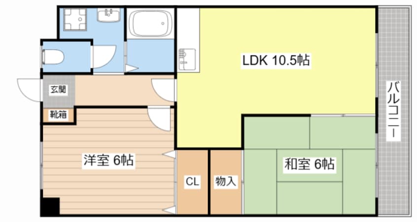 間取図 エスポワールASAHI