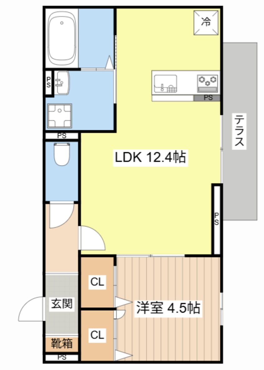 間取図 アリア西矢倉
