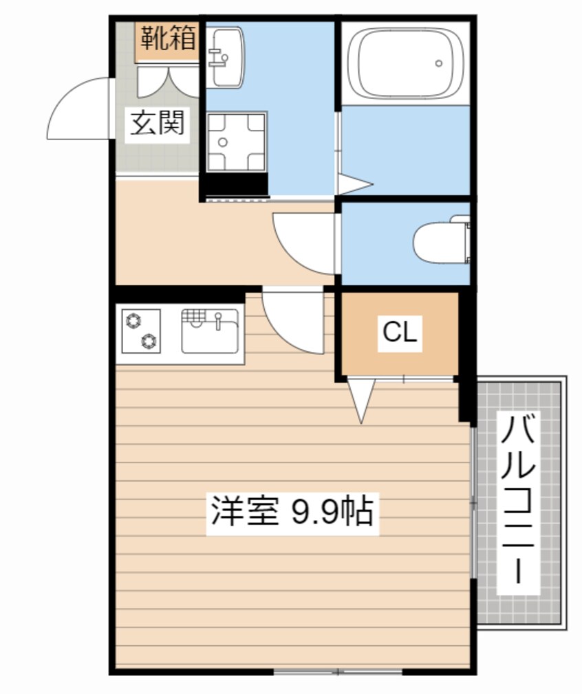 間取図 京町エンジェル