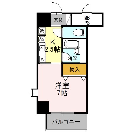間取り図 サンタウン竹鼻　A