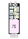 ベル　クール 1Kの間取り