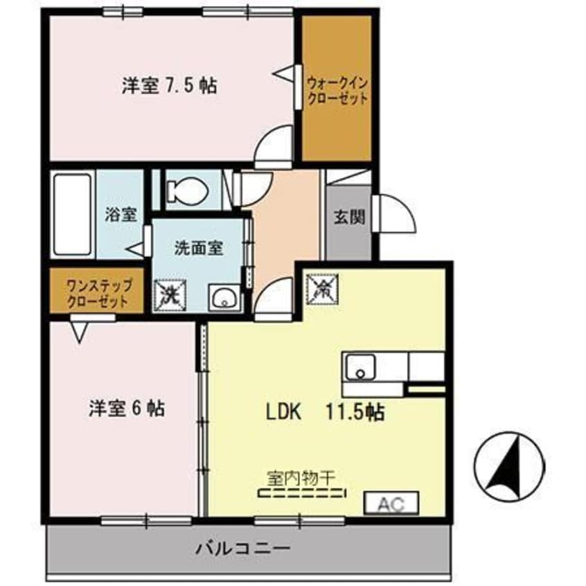 間取図 メイプルコート