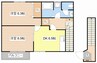 スドポンテ 2DKの間取り
