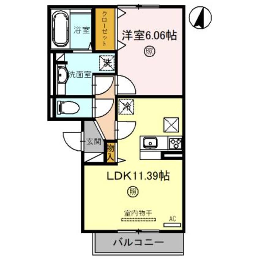 間取図 ベルコート川崎