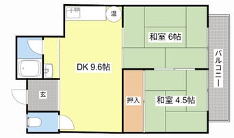 間取図 近江八幡ドリームマンションB