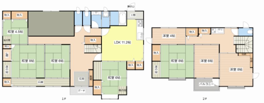 間取図 山路町貸家