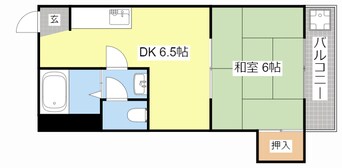 間取図 サンハイツ甚
