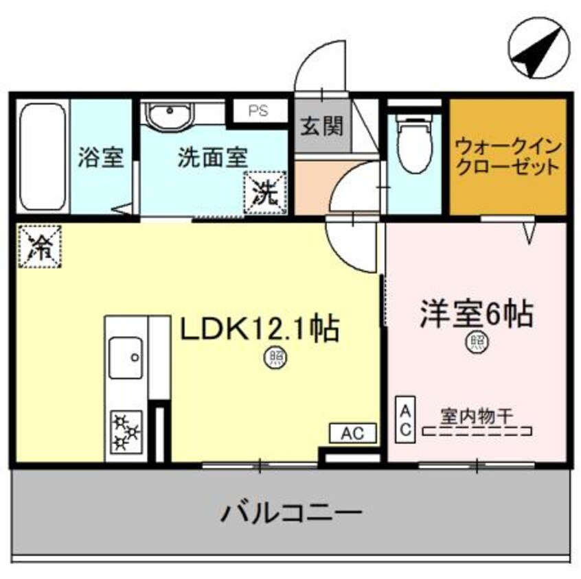 間取図 Farouche（ファルーシュ）