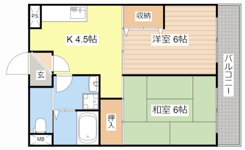 間取図 バローゼ７