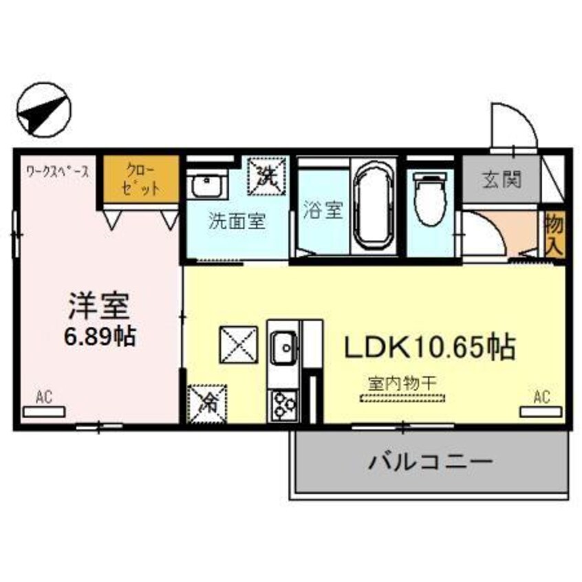 間取図 West　PathⅡ（ウェストパスⅡ）