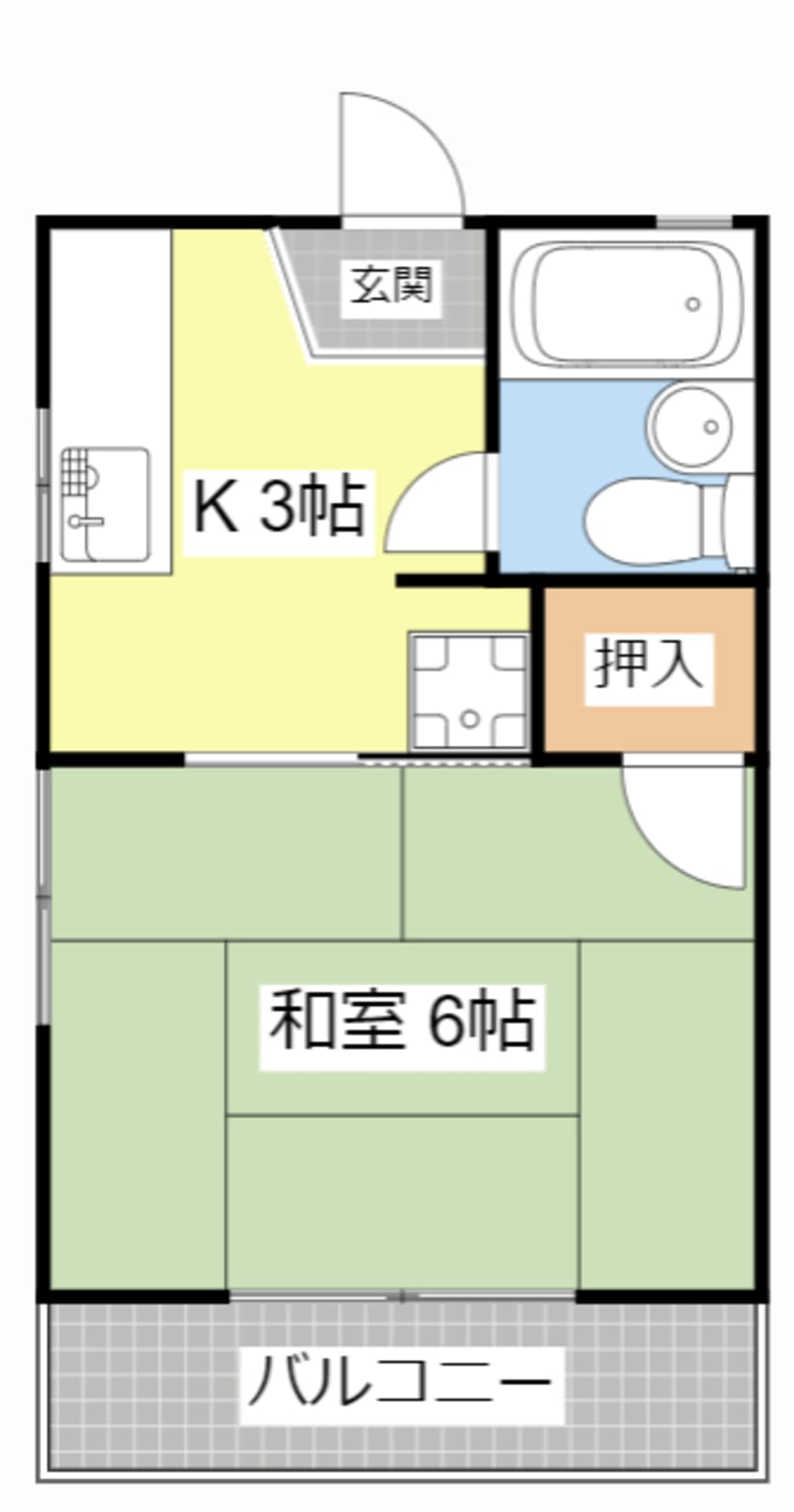 間取図 城南ハイツ