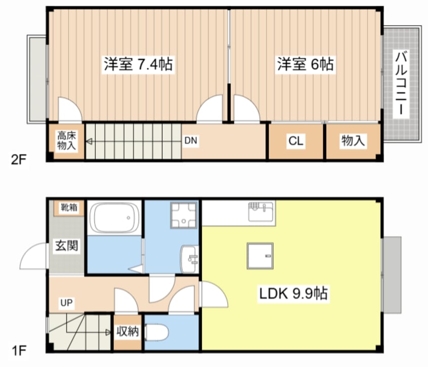 間取図 開の里Ⅰ棟