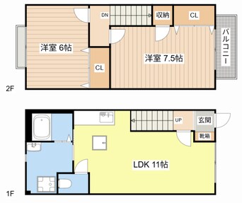 間取図 メゾングリンピア
