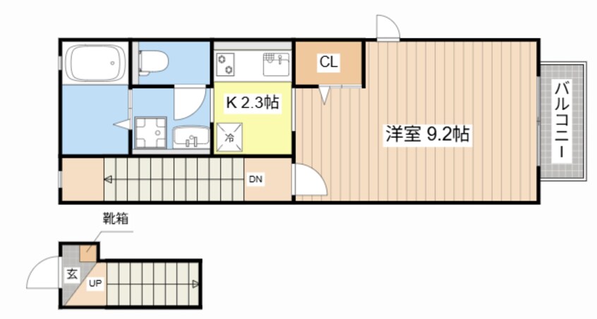 間取図 ウエストビレッジ