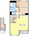 スターテラス２２　Ｂ棟 1LDKの間取り