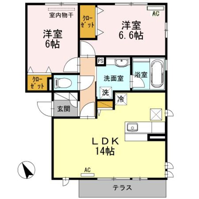 間取図 グランシャリオ