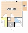 梅ノ木ハイツ 1Kの間取り