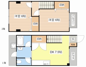 間取図 安曇川ハイム