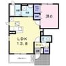 ＡＤｏ 1LDKの間取り