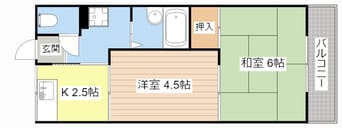 間取図 ハイネスグリーン貴生川