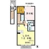 リビングタウン唐崎　A棟 1LDKの間取り