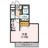 SEJOUR OONISHI 1Kの間取り