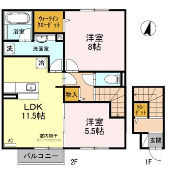 間取図 ソシア　B