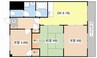 メゾンあおきⅡ 3DKの間取り