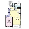 グレイス・Ｙ 1LDKの間取り