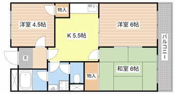 間取図 Limpia末広