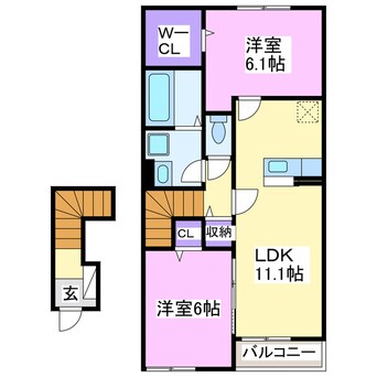 間取図 ルーチェ・ソラーレⅠ