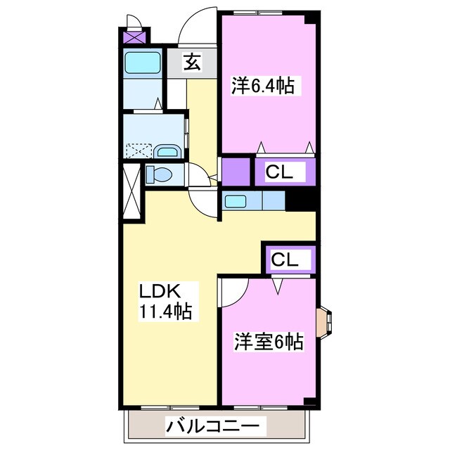 間取り図 ガーデンプレイスⅡ