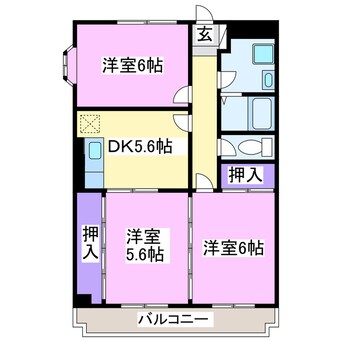 間取図 ヤリタマンション