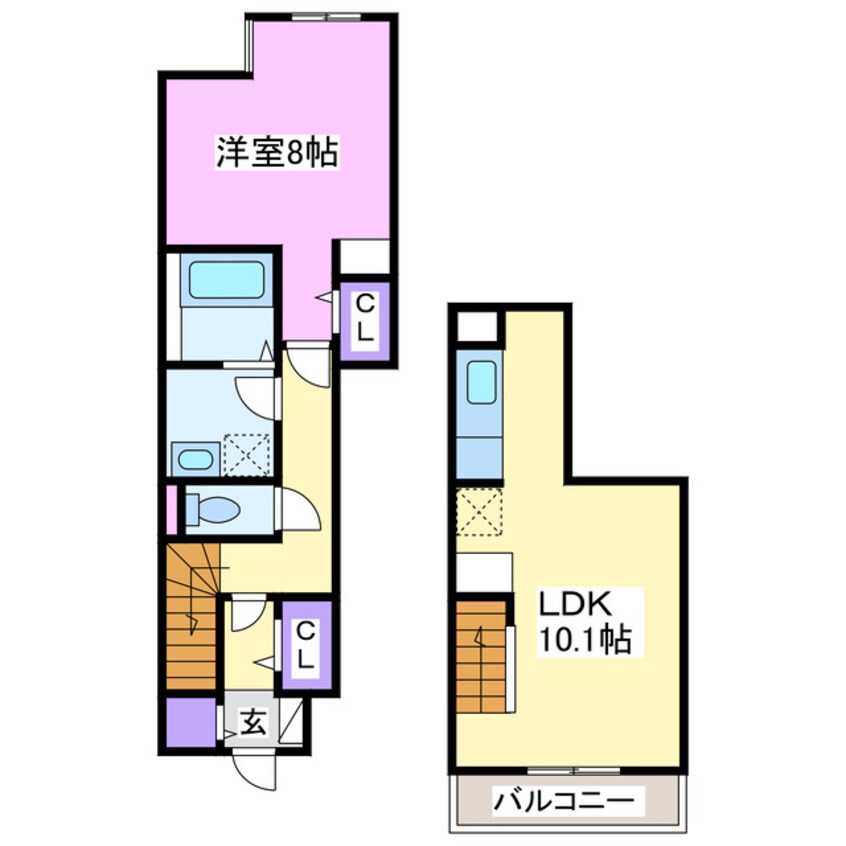 間取図 サンヴェール茂原C