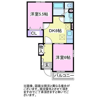 間取図 ティーフベルクA