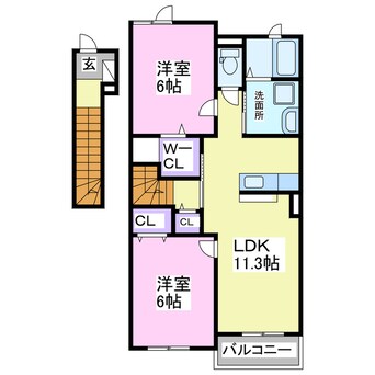 間取図 メゾン・ド・カンパーニュC