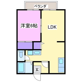 間取図 ルミエール本納