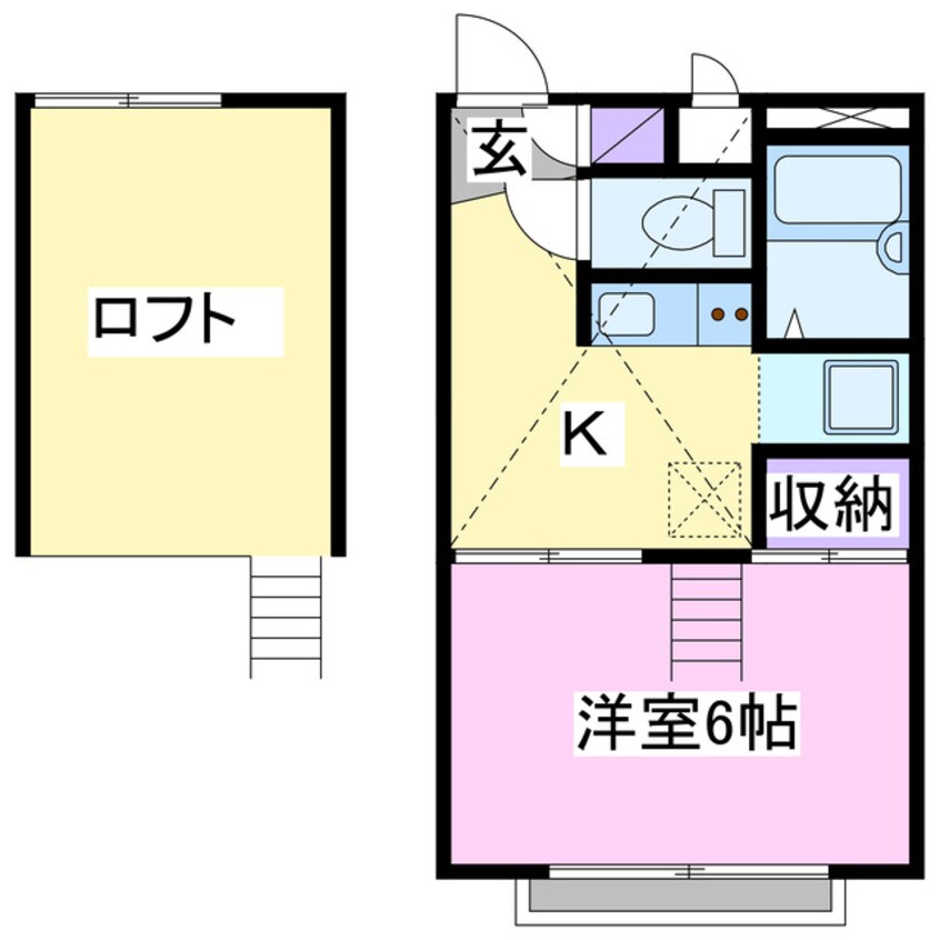 間取図 ロワジール